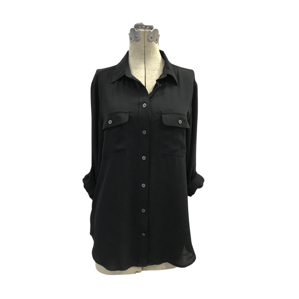 LOFT-Women’s Small Black Button Down Shirt